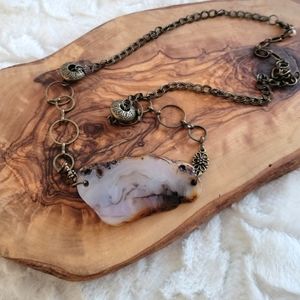 OOAK Handmade Stone Necklace